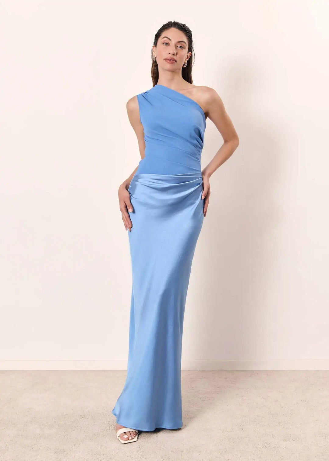 Davina™ | Elegant One-Shoulder Maxi Dress for Women